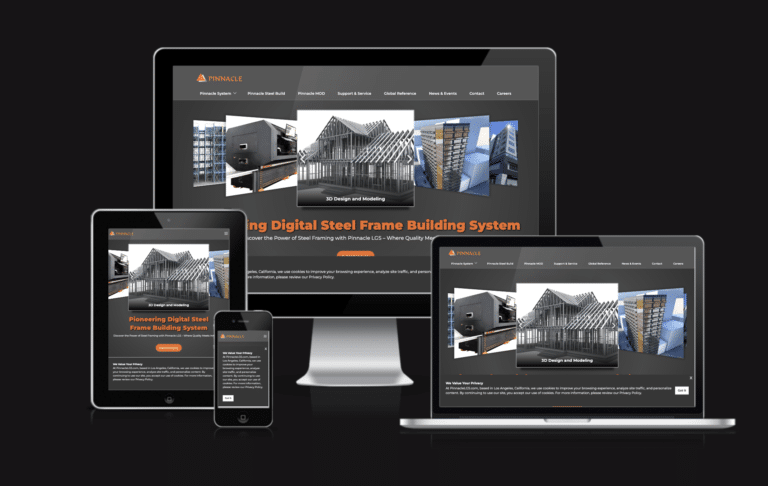 Pinnacle SteelBuild — Web & product site