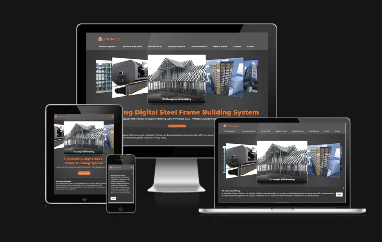 Pinnacle SteelBuild — Web & product site