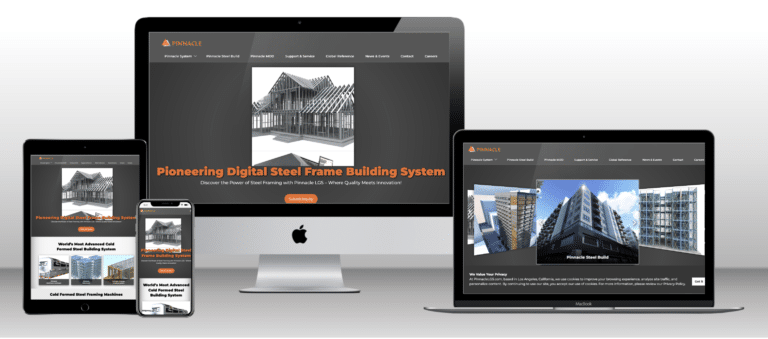 Pinnacle LGS — Web design & development