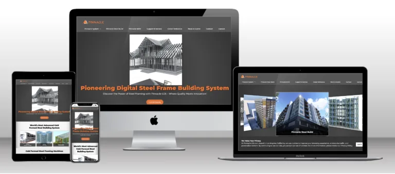 Pinnacle LGS — Web design & development