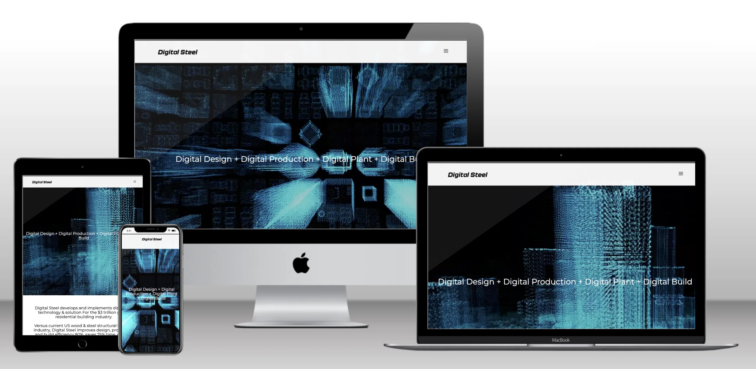 Digital Steel website by Consult One