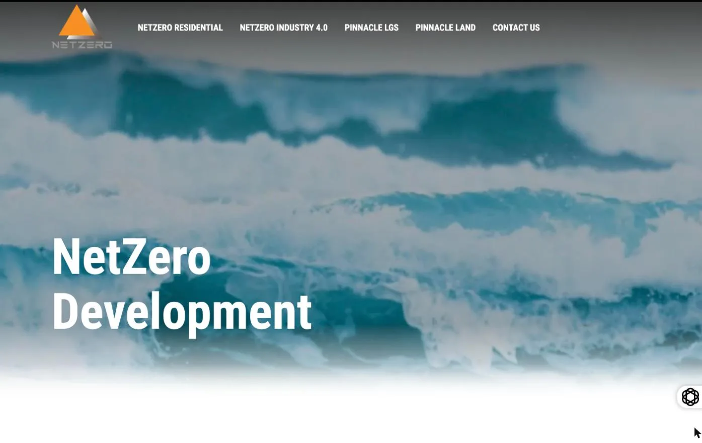 NetZero Development website by Consult One
