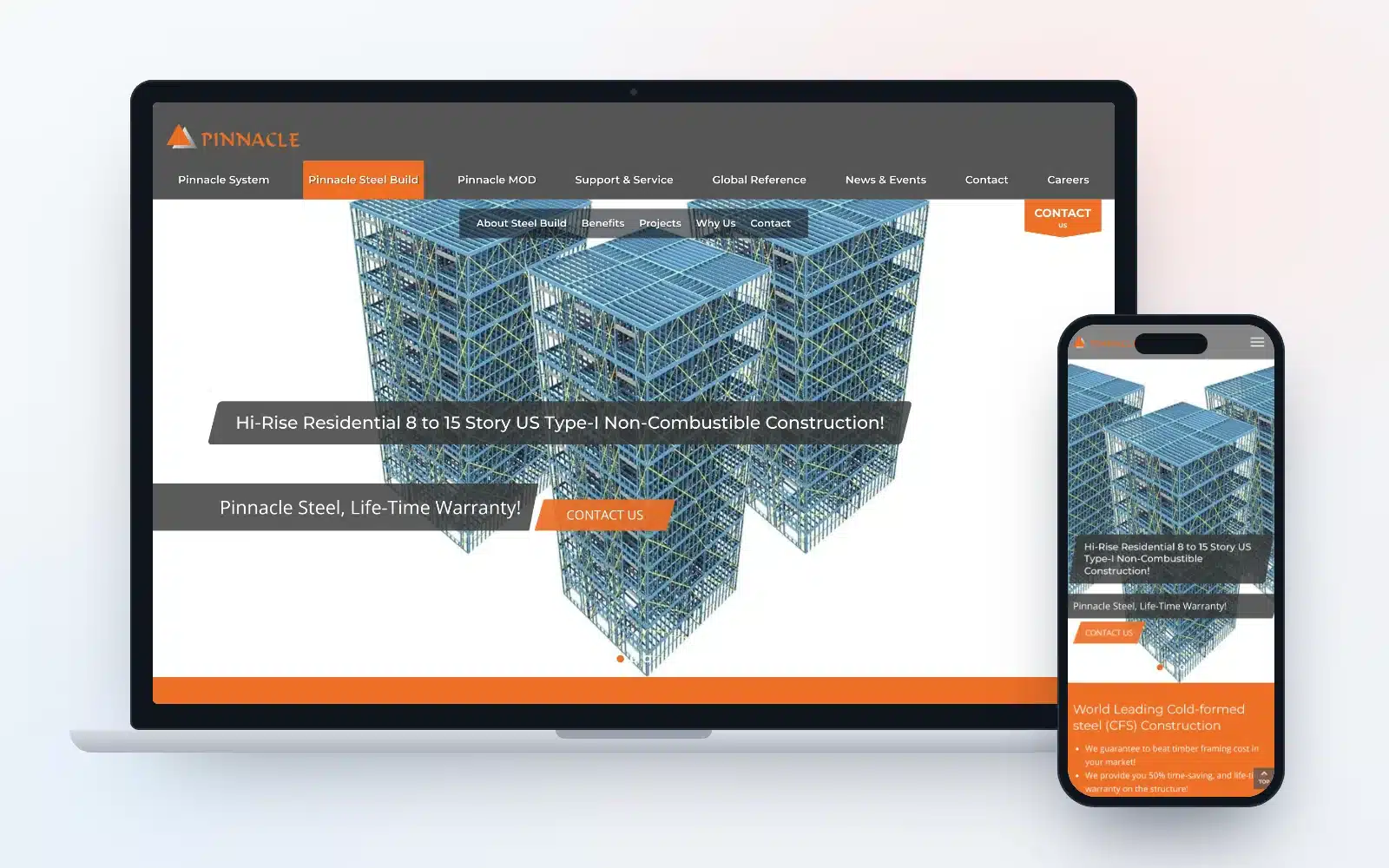 Pinnacle LGS — Web design & development